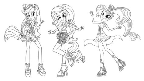 equestria girls coloring pages rarity