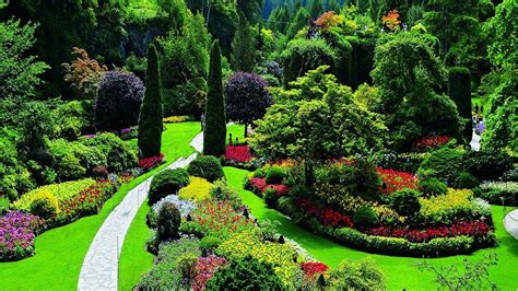 4k Hdr Video – Beautiful Flower Garden In Canada The Butchart Gardens