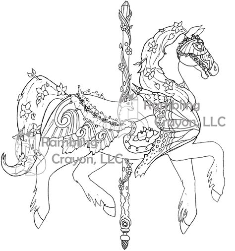 carousel horse faerie  ramblingcrayon  deviantart
