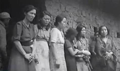 korean women used by japanese soldiers as sex slaves world news uk