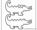 Coloring Alligator Baby Cute Coloring4free Related Posts sketch template