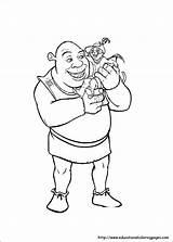 Shrek Coloring Pages Printable Educationalcoloringpages sketch template