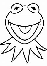 Kermit Frog Pages Drawing Coloring Muppets Muppet Face Printable Cartoon Frogs Clipart Easy Colouring Da Colorare Show Drawings Draw Mask sketch template