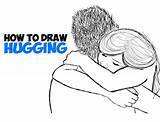 Hugging Zeichnen Drawinghowtodraw Bleistift Desene Imprimat Umarmung Desen Zeichnung Paintingvalley sketch template