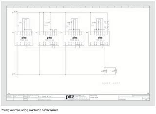 pilz automation safety wiring contact  electronic safety relays