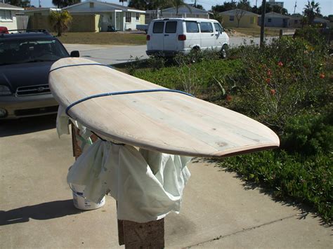 dirty crows surfboards prepping   blunt nose