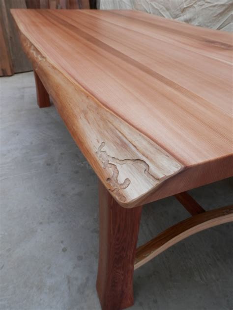 growth cedar dining table thuja wood art