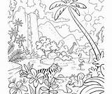 Rainforest Coloring Layers Pages Unique Getdrawings Color Printable Getcolorings sketch template