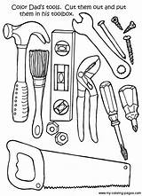 Coloring Tool Box Getcolorings Construction Tools sketch template