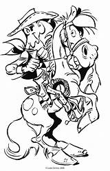 Luke Jolly Coloring Coloriages Ausmalen Ausmalbild Cavalo Kostenlos Disegni Malvorlage Characters Desenhada Tintin Trickfilmfiguren Livres Bandes élément Personnages Q1 Colorare sketch template