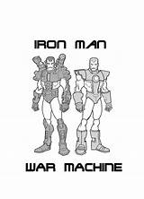 War Machine Coloring Pages Man Iron Boys Wolverine Viking Deviantart sketch template