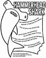 Shark Hammerhead Coloring Pages Crayola Facts Sharks Color Printable Colouring Kids Print Activities Week Hammer Head Ocean Do Did Know sketch template