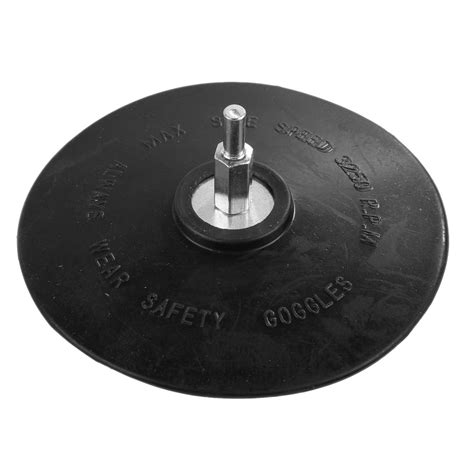 silverline  mm diameter rubber backing pad silverline  mm diameter rubber
