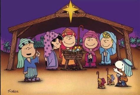 peanuts nativity scene snoopy christmas peanuts christmas charlie