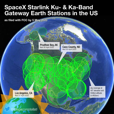 spacex starlink constellation updates page  space central  spaceport