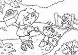 Dora Boots Babouche Exploradora Primarios Ancenscp Coloriage204 Exploratrice Secundarios sketch template