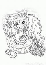 Coloring Filly Pages Pony Mermaid Popular Library Mermaids sketch template