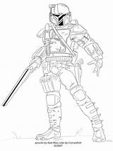 Mandalorian Coloring Pages Printable Color Boys Kids Recommended Print sketch template