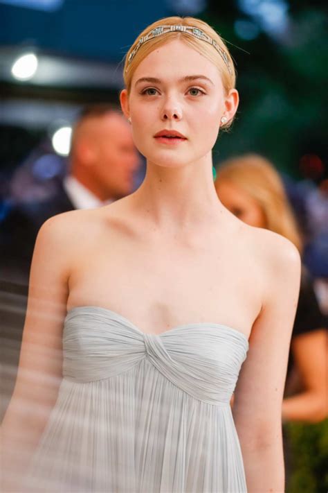 elle fanning at 2017 met costume institute gala at the metropolitan