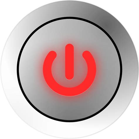 vector graphic power button power button switch  image  pixabay