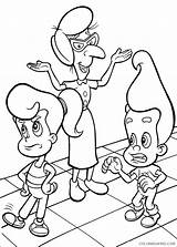 Coloring4free Jimmy Neutron Genius Adventures Boy Coloring Printable Pages Related Posts sketch template