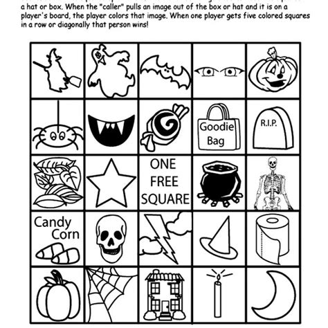 sets   printable halloween bingo cards