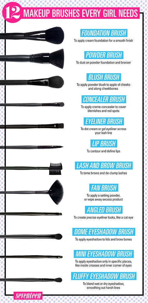 makeup brushes guide what each makeup brush is for