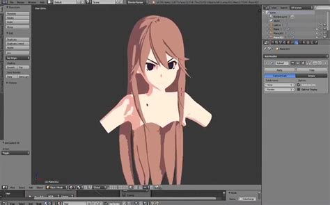 3d anime face and head modelling in blender computer graphics