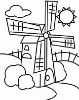 Windmill Crayola sketch template