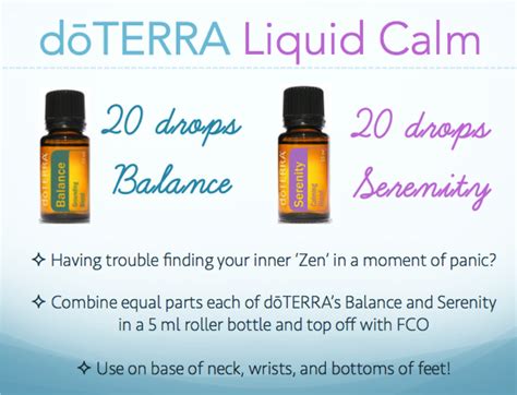 Liquid Xanax Essential Oil Recipe Doterra