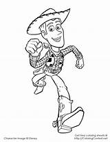 Toy Coloring Story Kids Woody Pages Color Disney Running Printable Print Drawings Clipart Characters Sheets Cowboy Books Simple Cartoon Pixar sketch template