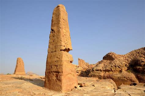 obelisks   place  sacrifice petra pictures jordan