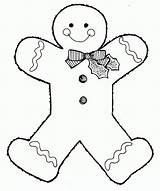 Coloring Gingerbread Girl Pages Boy Popular sketch template