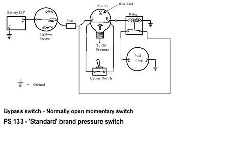 holley oil pressure safety switch wiring diagram wiring diagram