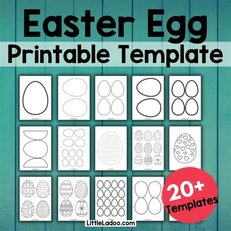 easter egg template printable  pages  egg templates
