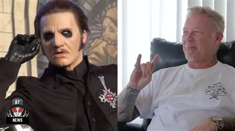 ghost s tobias forge explains how james hetfield helped their career