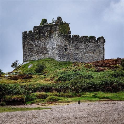 castle tioram home  clan macdonald  clan ranald loch moidart scottish highlands scotland