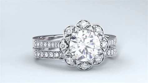 Cape Diamonds Engagement Ring Wedding Set Youtube