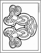 Celtic Designs Bird Coloring Pages Birds Color Knots Two Colorwithfuzzy Printable Irish Scottish sketch template