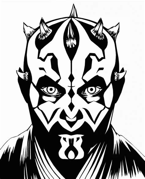 darth maul coloring pages  coloring pages  kids star wars