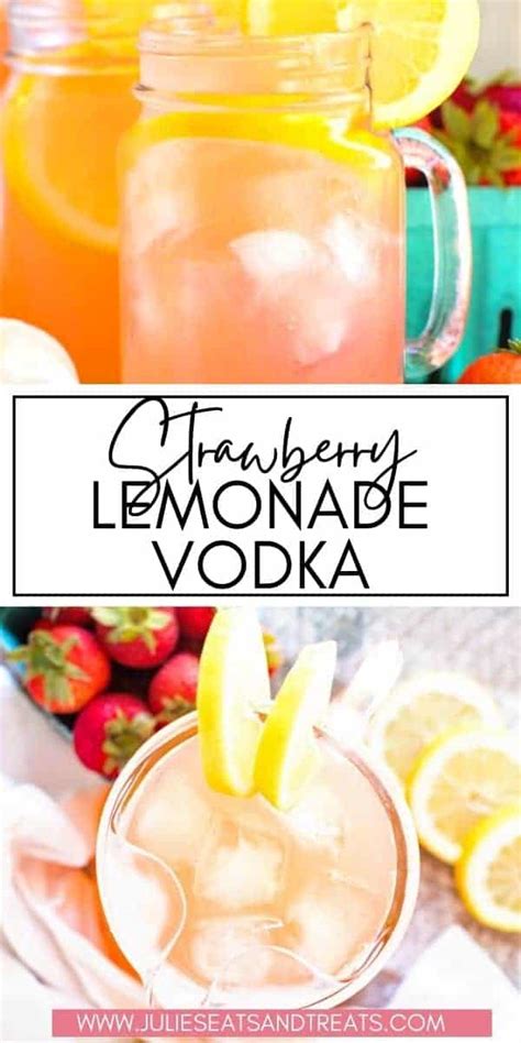 Strawberry Lemonade Vodka Drink Julie S Eats And Treats