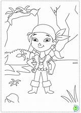 Jake Coloring Dinokids Neverland Pirates Close Print sketch template