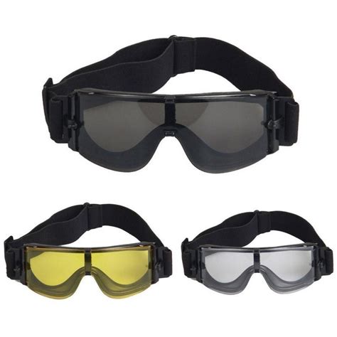 Military Goggles Tactical Glasses With 3 Colors Lens Airsoft X800