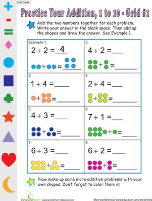 addition  examples william hoppers addition worksheets