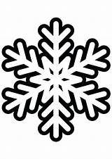 Snowflake Coloring Printable Pages sketch template