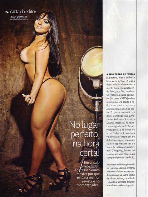 andressa soares nude in sexy magazine your daily girl