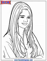 Selena Gomez Coloring Pages Portrait Printable Cartoon Colouring Singer Drawing Getcolorings Sheets Color Self Popular Getdrawings Kids Onlycoloringpages sketch template