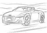 Audi Coloring Tt Pages Printable Car Drawing 77kb 339px Categories sketch template