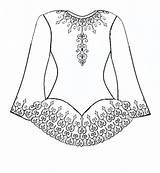 Irish Dance Dress Coloring Pages Template Dresses Drawing Printable Colouring Costume Solo Dancing Creative Step Print Color Girl Entitlementtrap Kids sketch template