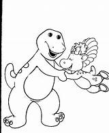 Barney Coloring Pages Printable Friends Bop Baby Kids Sheets Color Print Cartoons Popular Printing Instructions Coloringhome sketch template